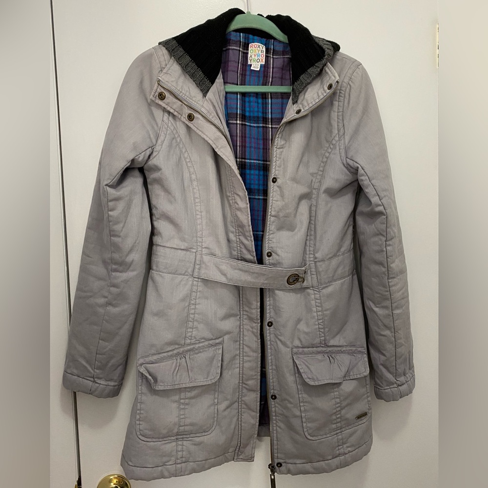Roxy mid-weight hooded jacket.